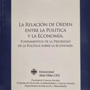 La relación de orden entre la política y la economía